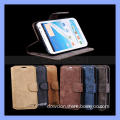 Retro Leather Wallet Mobile Phone Case for Galaxy Note2 N7100